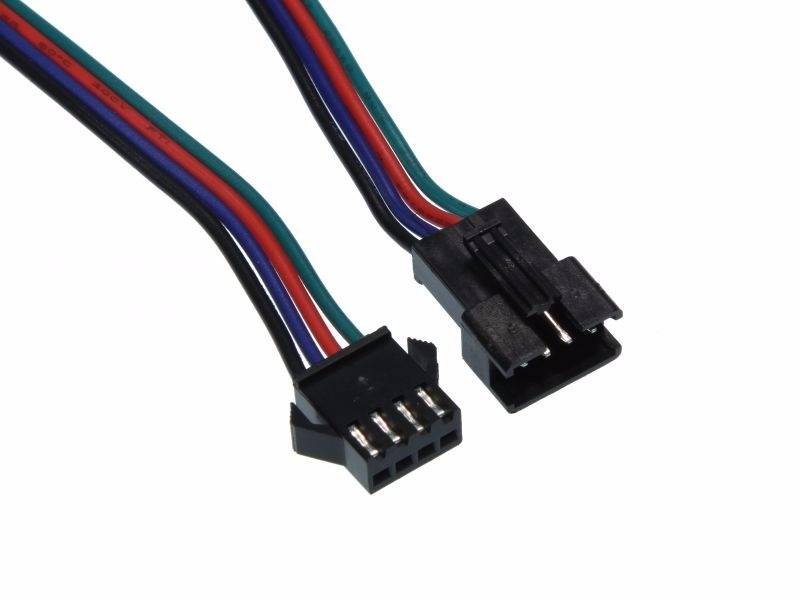 [CON-M-H-4CG] CABLE CONEXION 4 CANALES CONECTOR-CABLE MACHO Y HEMBRA