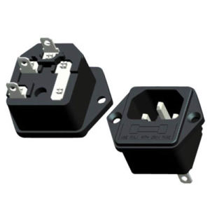 [DB-14-1F] BASE EMPOTRAR 2P+T 10A 250VAC USA MACHO