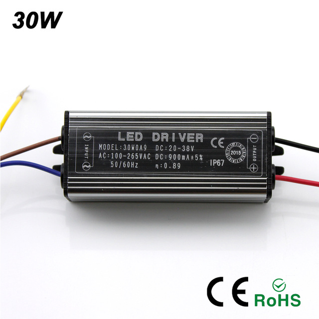 [DRI-20-38V-900MA] DRIVER PARA CHIP COB 30W 20-38VDC 900mA IP67