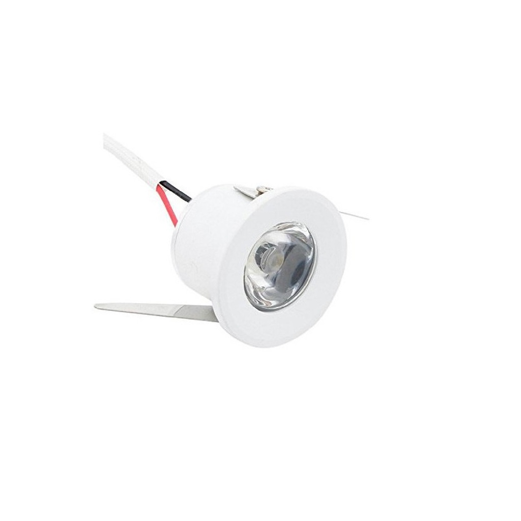 CABINET LED EMPOTRAR REDONDO 1W 100lm 4K BLANCO 35º ø31X21mm CORTE: ø27mm