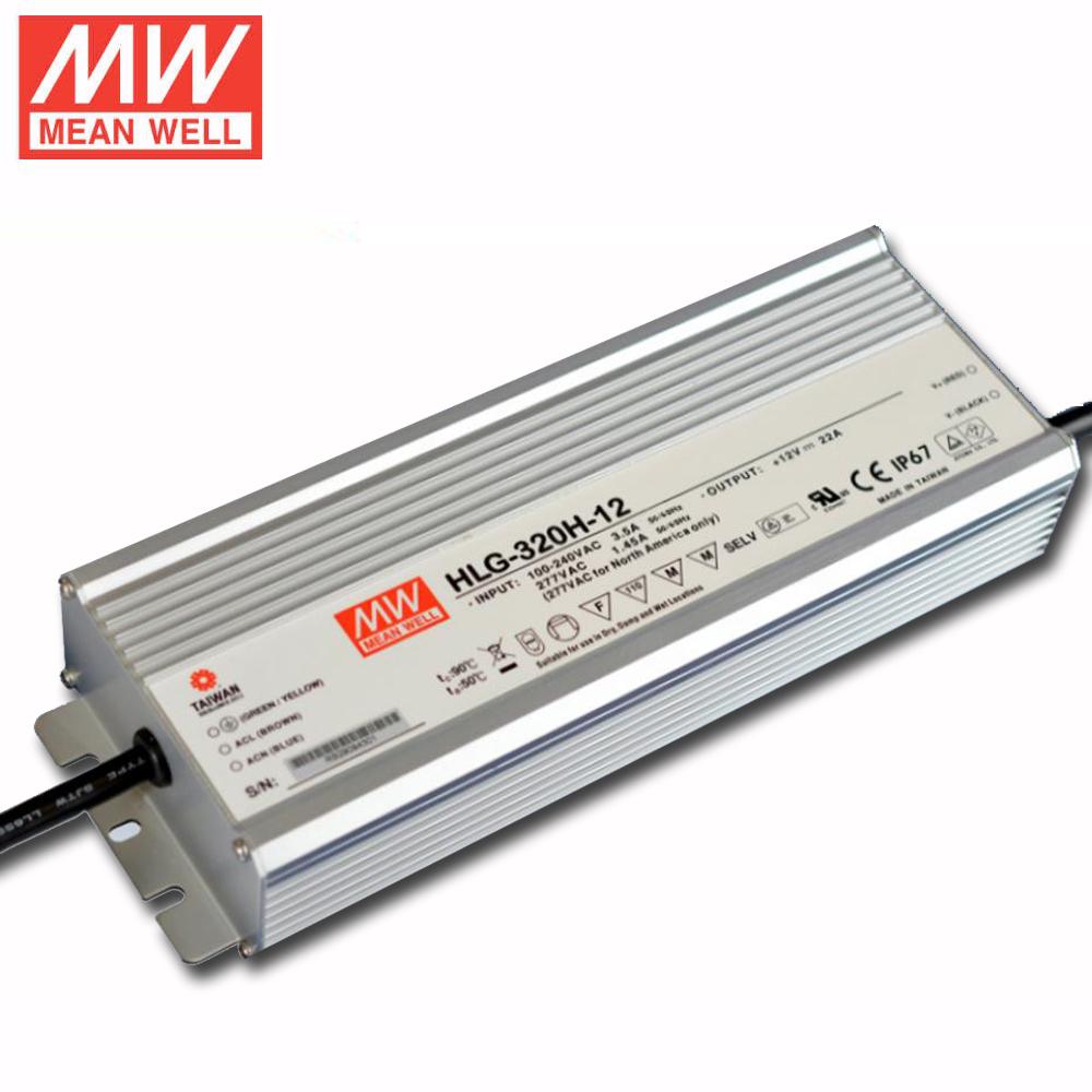 TRANSFORMADOR 12VDC 22A 264W IP65 HLG-320H-12 MW