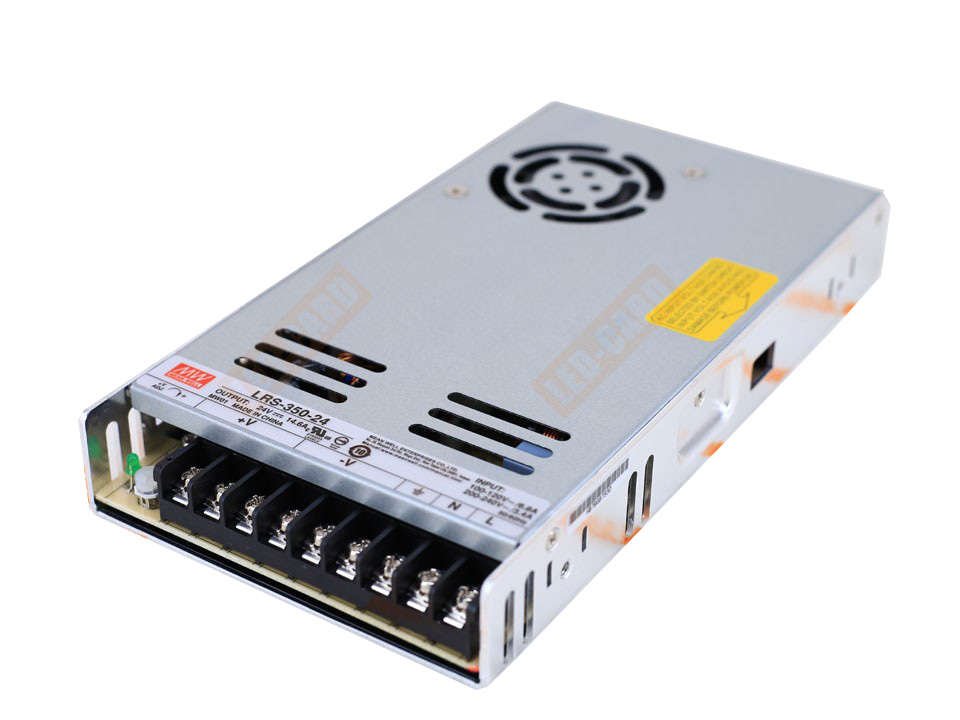 TRANSFORMADOR 24VDC 14.6A 350W IP20 LRS-350-24 MEAN WELL