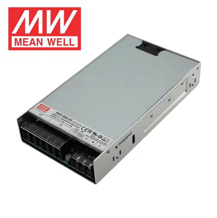 TRANSFORMADOR 24VDC 21A 500W IP20 RSP-500-24 MEAN WELL
