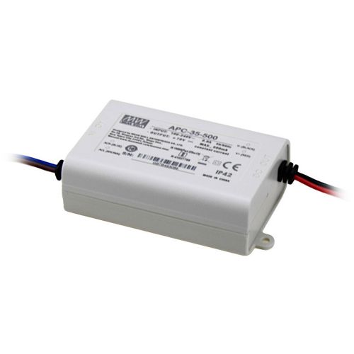 APC-35-500 DRIVER CC 35W 25-70VDC 500mA 90-264Vca IP42 MEAN WELL