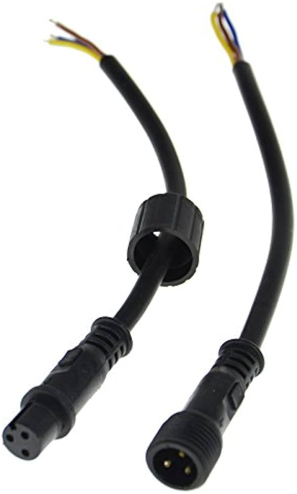[CON-IP68-CBL-3P] CONECTOR C/CABLE IP68 3PIN MACHO-HEMBRA