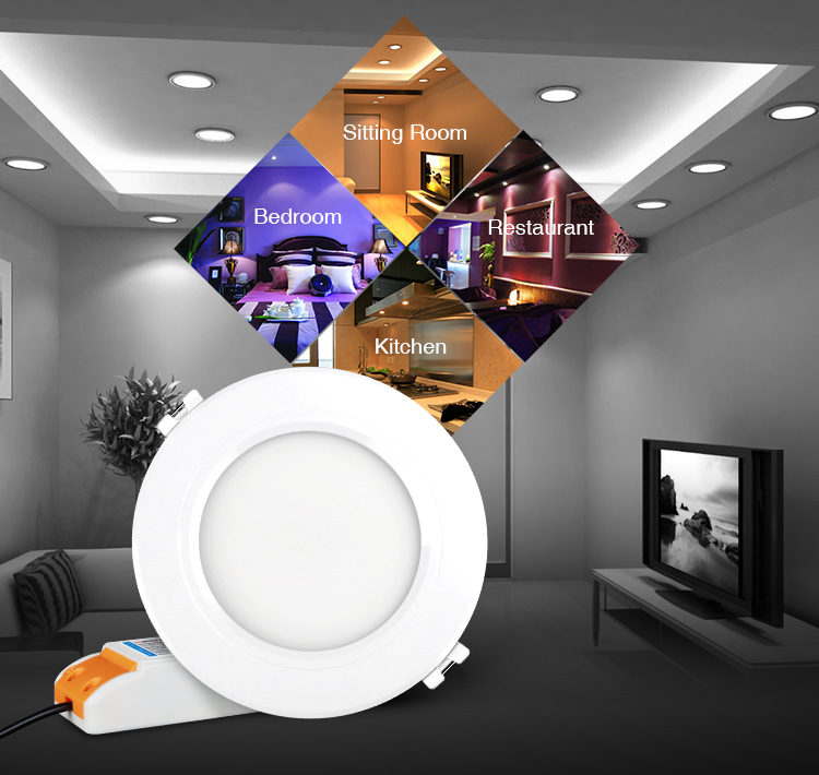 [DW-6W-RGBCCT-ZR] DOWNLIGHT LED RD RGB+CCT 6W 600lm 120º IP20 ZIGBEE 3.0 + 2.4GHz MI-BOXER