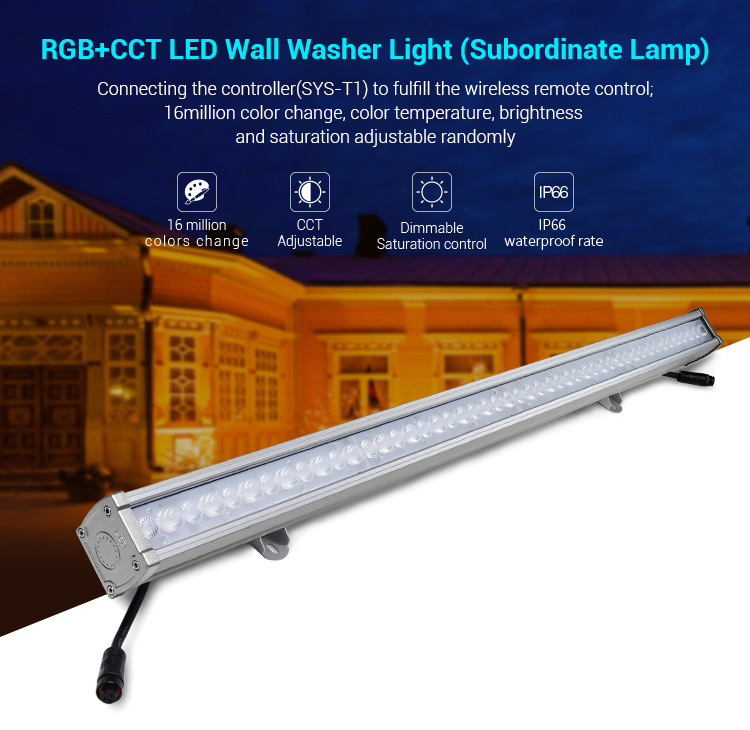 [IMG-SYS-RL1] BAÑADOR DE PARED 24W RGB+CCT 24VDC MI-LIGHT