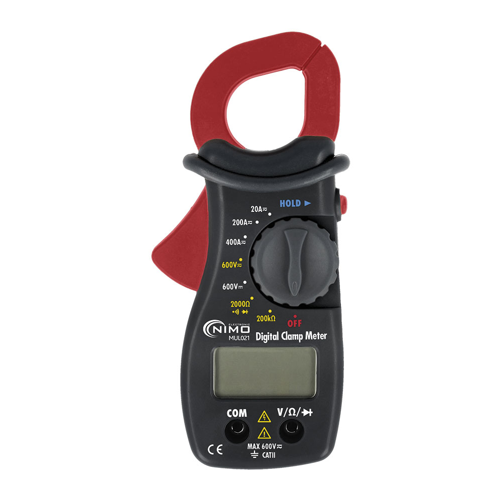 [MED-8935268] PINZA AMPERIMETRICA MINI NIMO MUL021 AC-400A AC/DC-600V 2KOHM BAT-2xAAA