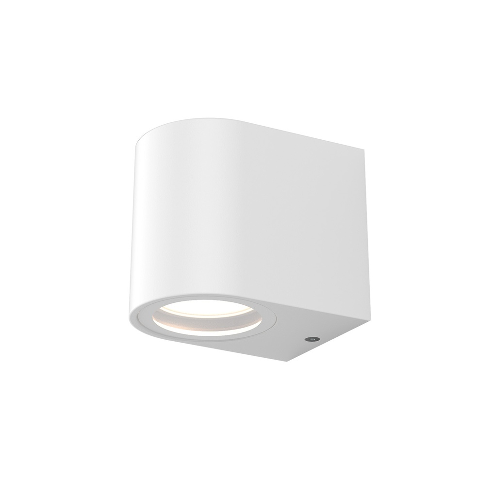 [APL-GL-EX-RD-SIM-NG] APLIQUE DE PARED EXTERIOR REDONDEADO 1XGU10 BLANCO OSRAM LUXPOINT®