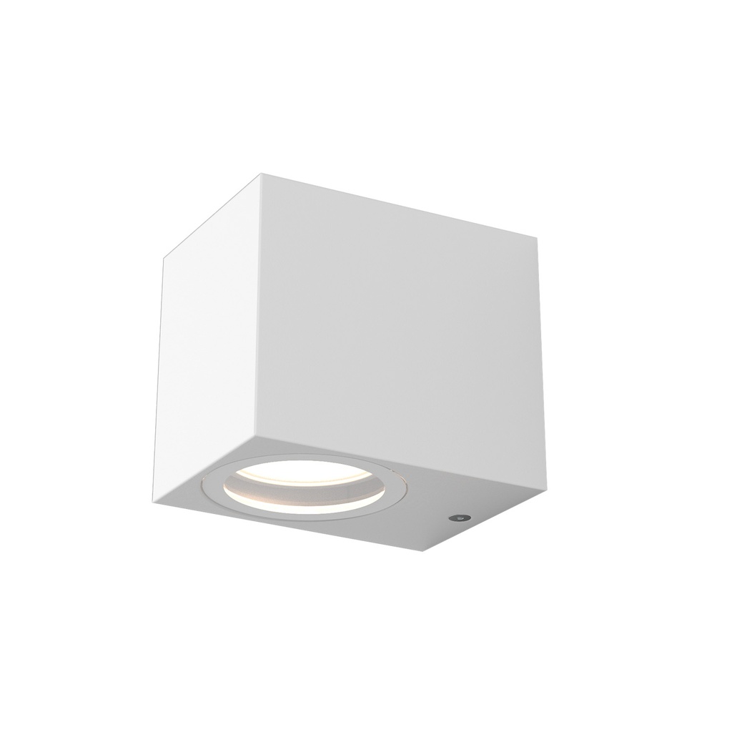 [APL-GL-EX-SQ-SIM-BL] APLIQUE DE PARED EXTERIOR CUADRADO 1XGU10 NEGRO OSRAM LUXPOINT®