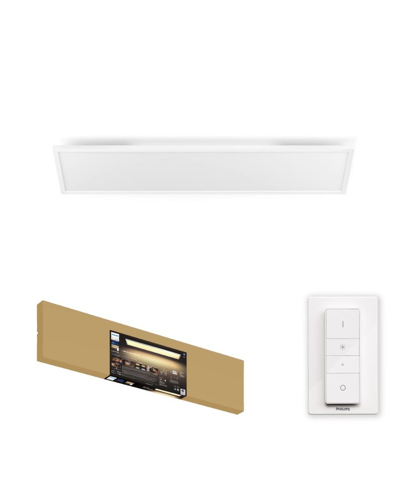 PLAFON AURELLE PHILIPS HUE WHITE 55W 2200-6500ºK 4200LM 30X120CM