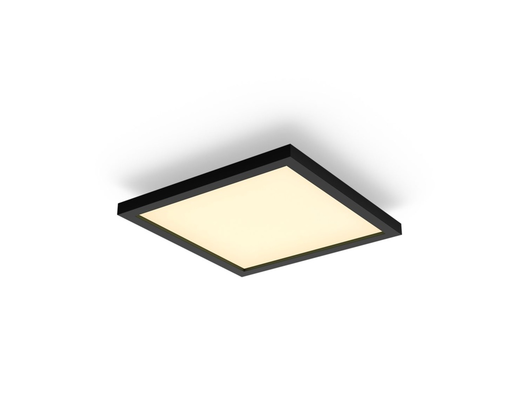 [PLF-HUE-AURELLE] PLAFON PHILIPS HUE AURELLE SQ NEGRO 19W 1940lm CCT3 300x300x46mm