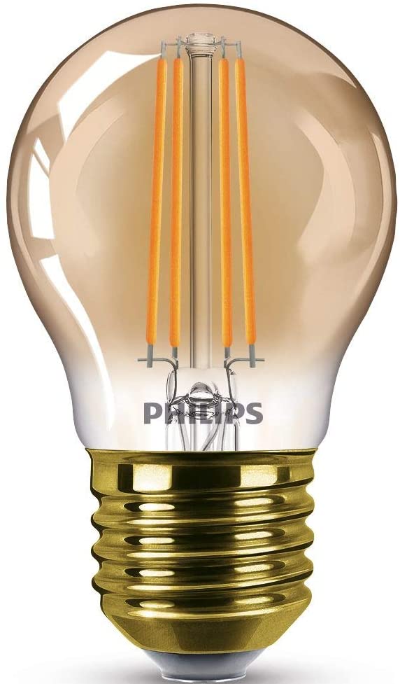 [E27-ESF-5W-VIN-2-DIM] BOMBILLA LED ESFERICA G45 E27 5W 2200ºK LUZ MUY CALIDA 350LM 300º AMBER GLASS DIMMABLE