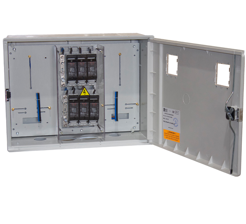 [CPM5] ARMARIO 2 TRIFASICO PRECABLEADO C/BASES BUC 54X70cm