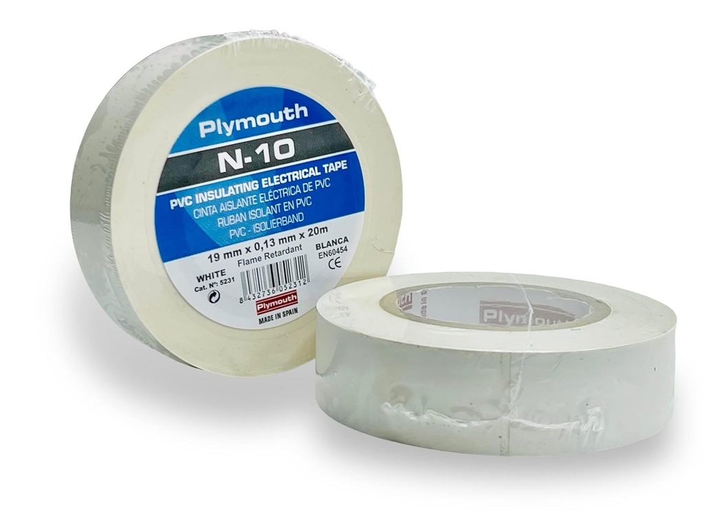 [CA25BL] CINTA AISLANTE 25X25 BLANCA