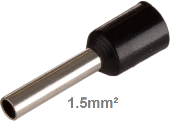 PUNTERA HUECA AISLADA 1.50MM