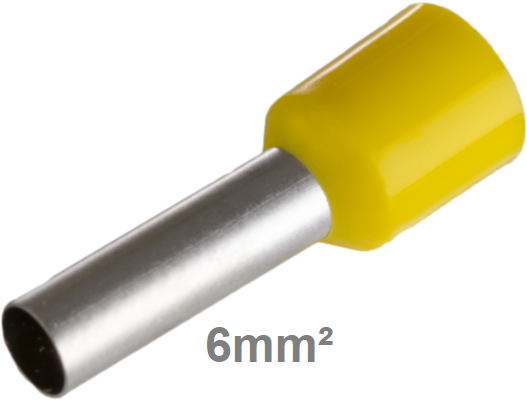 PUNTERA HUECA AISLADA 6.00MM