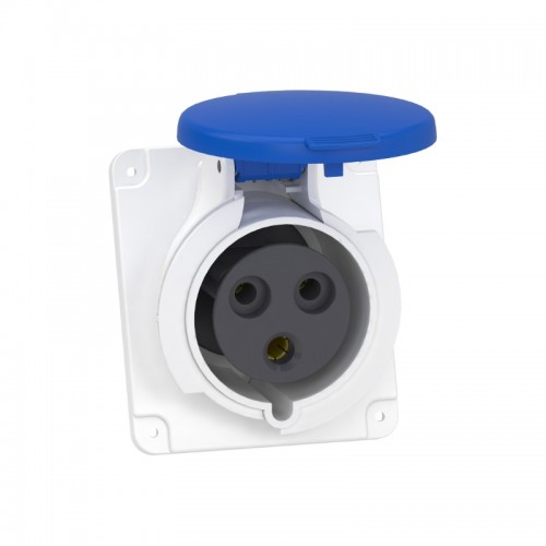 [CETAC-BE-2PT32A] BASE EMPOTRAR IP44 2P+T 32A 250V