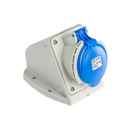 [CETAC-BM-2PT32A] BASE MURAL IP44 2P+T 220V 32A 6H