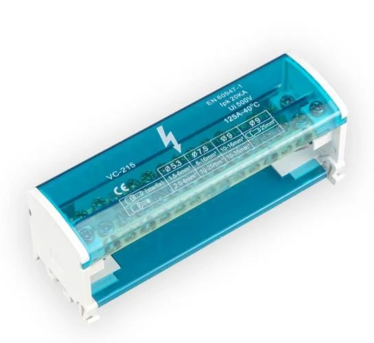 REPARTIDOR MONOFASICO DIN 125A 15 SAL: 3X16MM+1X25MM+11X6MM