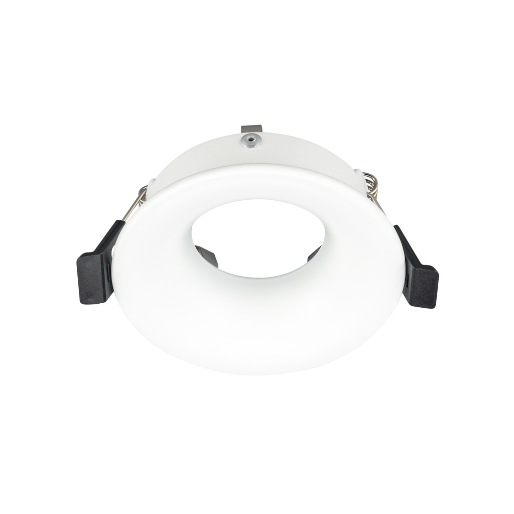 ARO REDONDO GU10 BLANCO PULIDO Ø85x32mm CORTE:Ø75MM