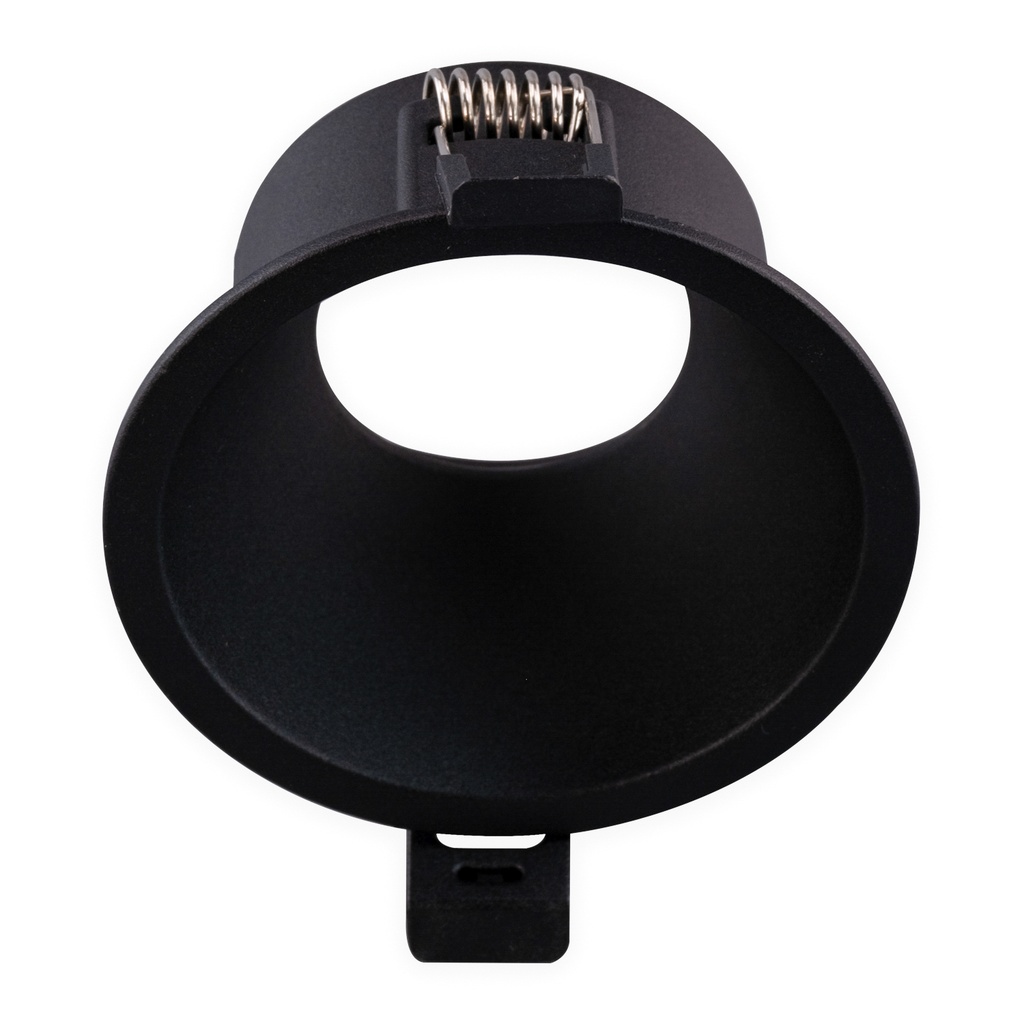 [ARO-MTP75-N] ARO REDONDO PROFUNDO GU10 NEGRO Ø85x47mm CORTE:Ø75mm