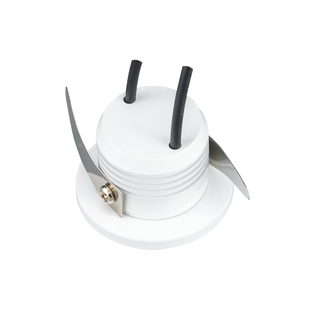 [DW-1W-RD-BL-4] DOWNLIGHT MINI RD 1W 4K 240lm 15º IP20 Ø47x38mm CUT:Ø35mm BLANCO