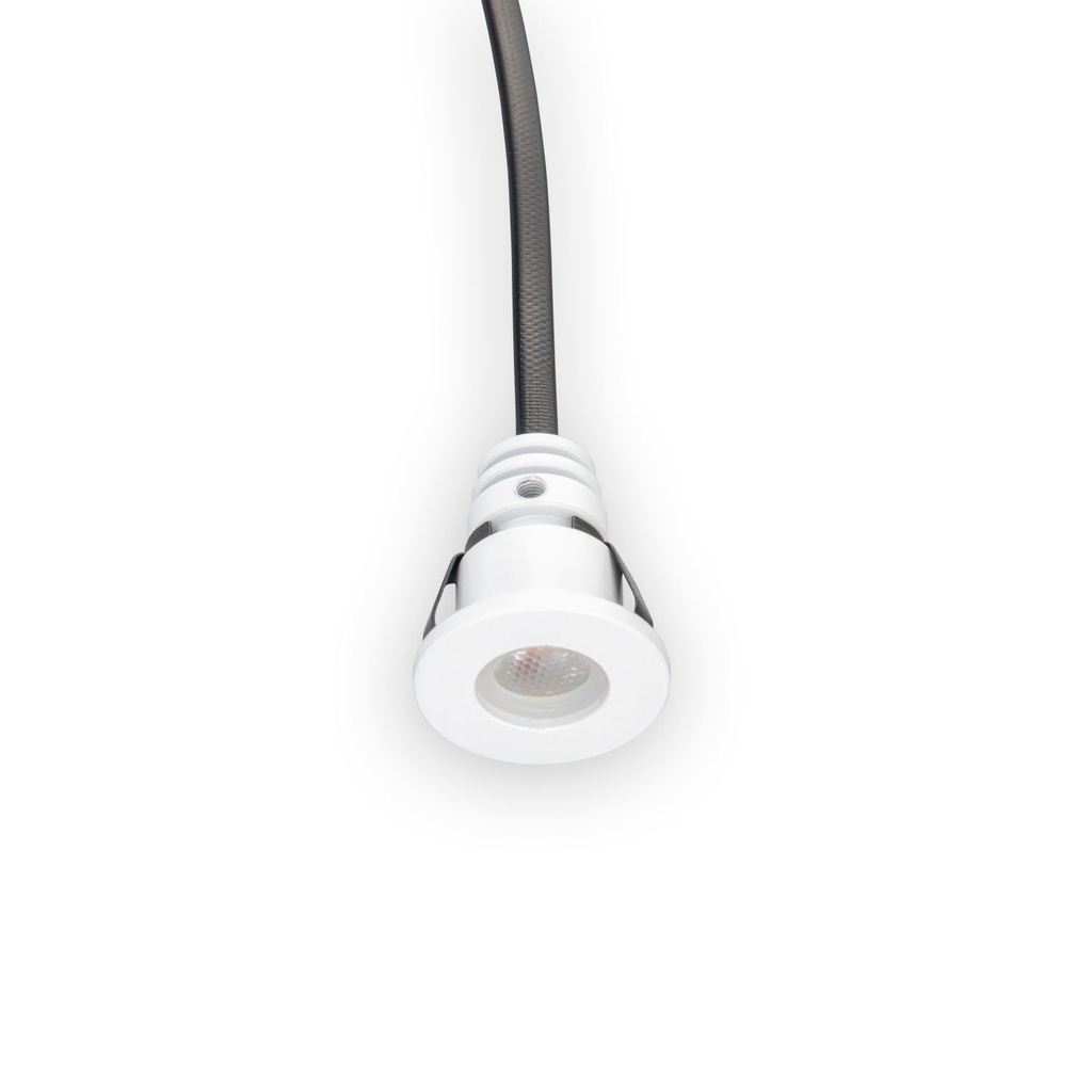 [DW-1WX4-BL-3] CABINET LED EMPOTRAR REDONDO 1W X 4 UD. 3K BLANCO 15º ø38X48mm CORTE: ø30mm