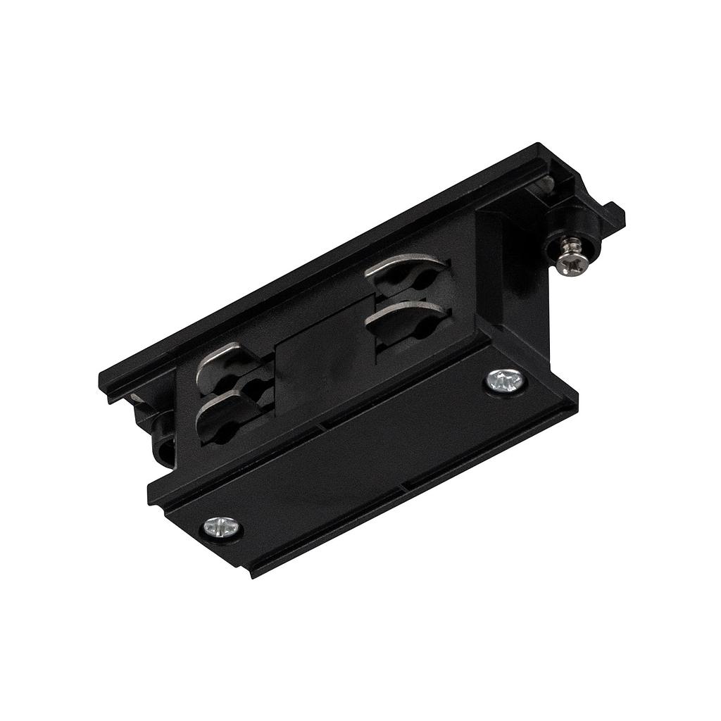 [FC-CAR-3P-I-NG] CONECTOR UNION LINEAL SIN DISTANCIAMIENTO CARRIL TRIFASICO NEGRO