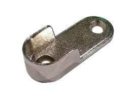 ACCESORIO DE SUJECCION DE EXTREMO METALICO DE PERFIL OVALADO DE ARMARIO