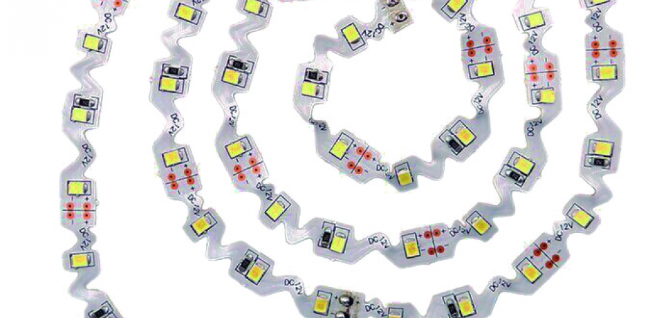 [TL-24IN60S23-8C27ZZ] 5mts TIRA LED SMD2835 24V 8W/m 2700ºK 60P 100lm/m IP20 ZIG-ZAG