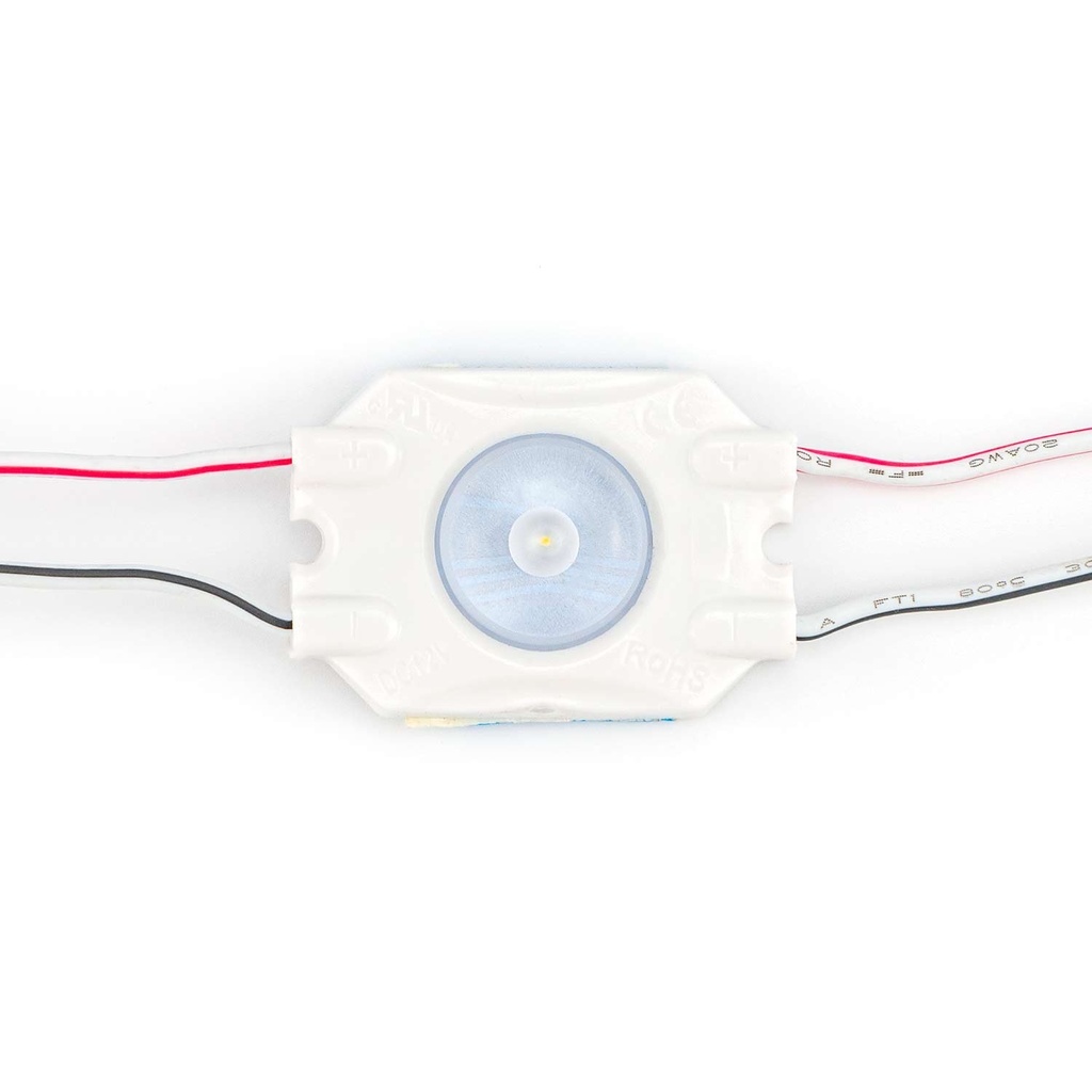 [MDL-2835-1P-160G] MODULO DE LED 1 SMD2835 0.72W 6000ºK OPTICA 160º 55LM 37X25.5X7.1MM