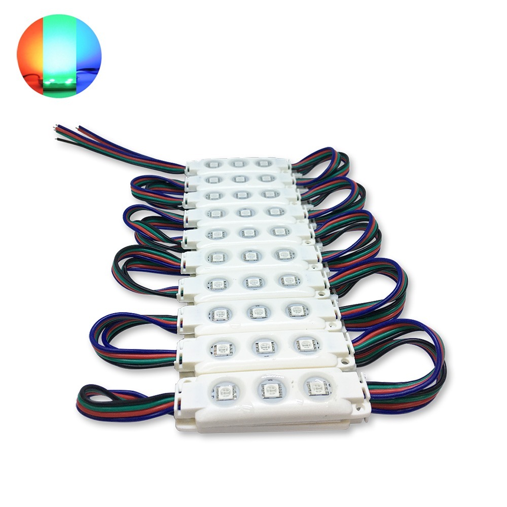 [MDL-5050-RGB] MODULO DE LEDS 3XSMD5050 RGB IP65 0.65W/ud