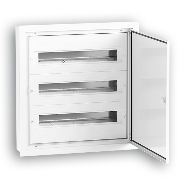 ARMARIO SUPERF. PTA OPACA  60 MOD 475X500X125 mm IP-54 // 3 FILAS 20 MOD C/ TIERRA