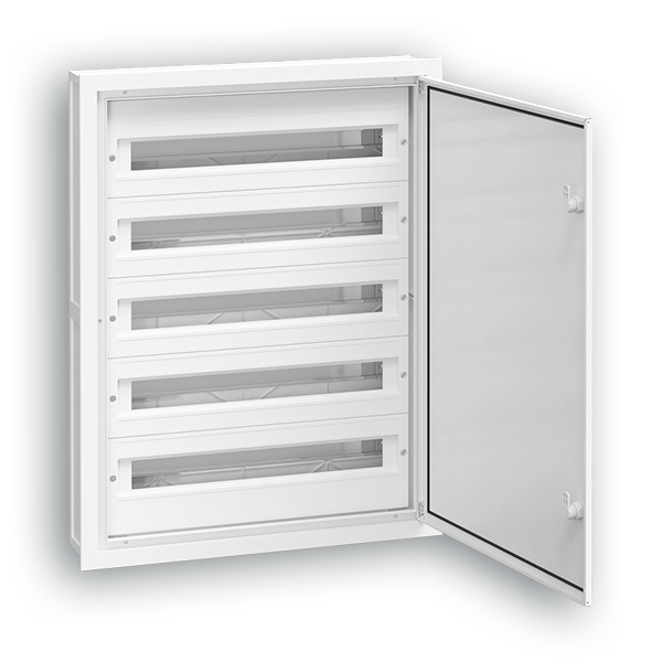 ARMARIO SUPERFICIE PTA OPACA 120 MOD 550x750x200mm IP54 5 FILAS 24 MOD C/ TIERRA