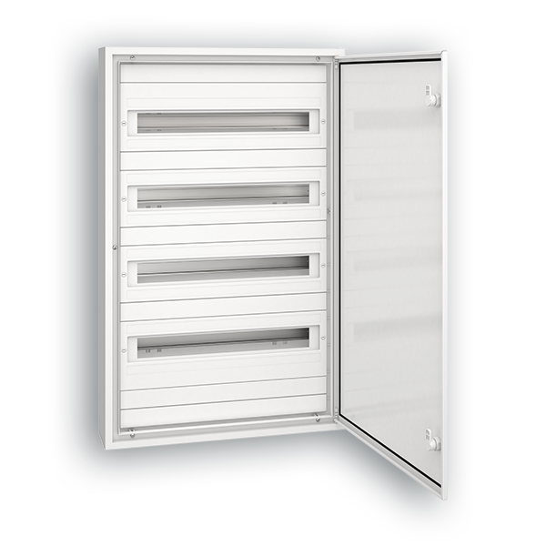 CUADRO SUPERF. METAL PTA. BL (4x24) 96mod 550x875x125mm IP54 IK09 In:250A