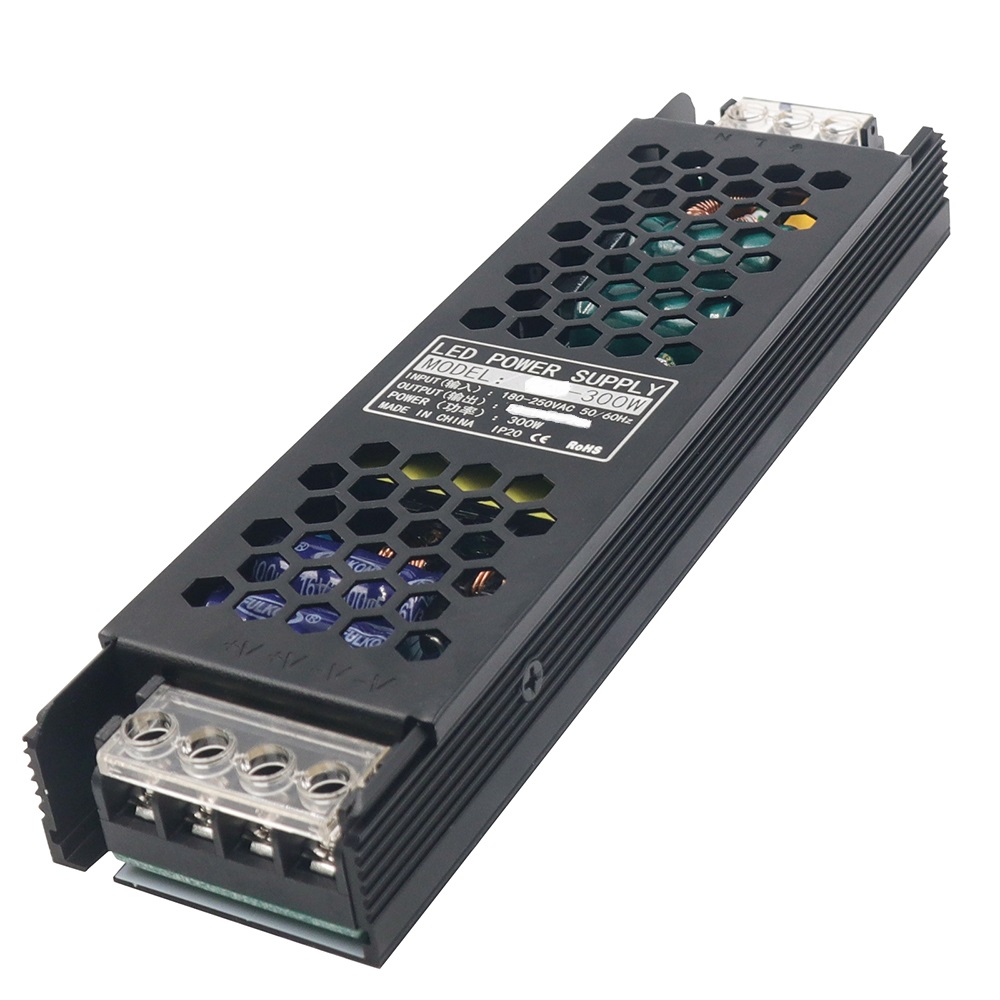 TRANSFORMADOR AC100-265V > DC24V 300W 12.50A IP20 REJILLA ESTRECHO