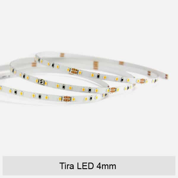 [TL-12IN60S23-6BT4] 5mts TIRA LED SUPER THIN 4mm SMD2835 12V 6W/M 6K LUZ FRIA 60P 800lm/m IP20