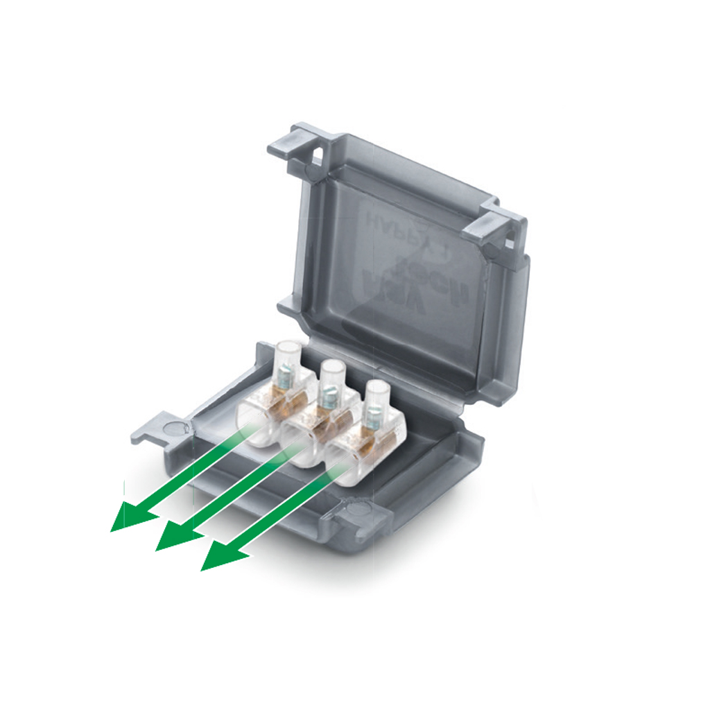 MINI CAJA CONEXION AISLANTE HAPPY1 CON GEL 45x37x24mm