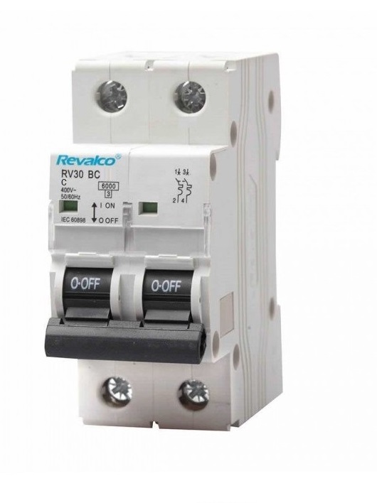 MAGNETOTERMICO 2P 6KA C 25A REVALCO