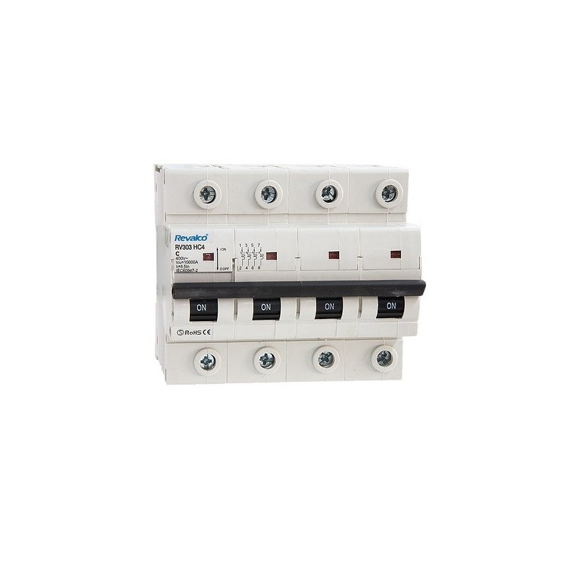 MAGNETOTERMICO 3P+N C 125A 10kA 108mm REVALCO