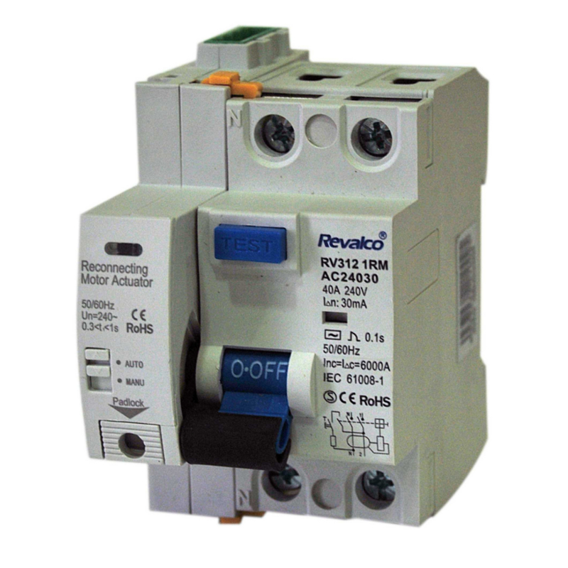 [DIF-2P40A-300MA-RE] INT. DIFERENCIAL REARMABLE AC 6KA 2X40 300MA REVALCO