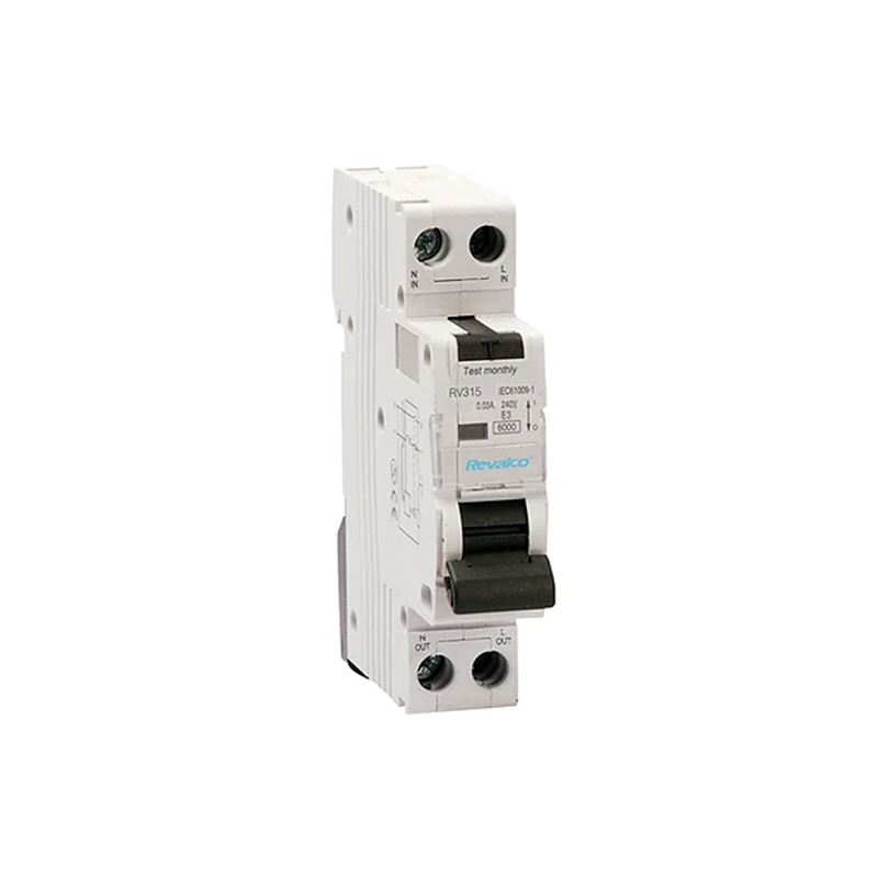 [DIF-COMB-32A-30MA-R] INTERRUPTOR DIFERENCIAL COMBINADO "VIGI" 1P+N 32A 30mA AC REVALCO