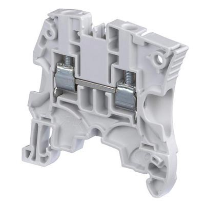 [ZS16G] BORNA DE CARRIL DIN 16MM GRIS