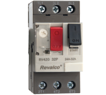 [GM-1.6-2.5A-R] GUARDAMOTOR RV420 1.6-2.5A AC3 1.1kW 440V REVALCO