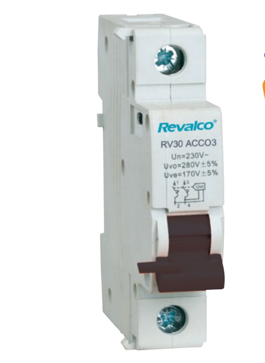 [DPS-RV30ACCO31N] PROTECTOR SOBRETENSIONES PERM MONOFASICO 10KA. SIT. DCHA. CLASS T-II C/MANETA