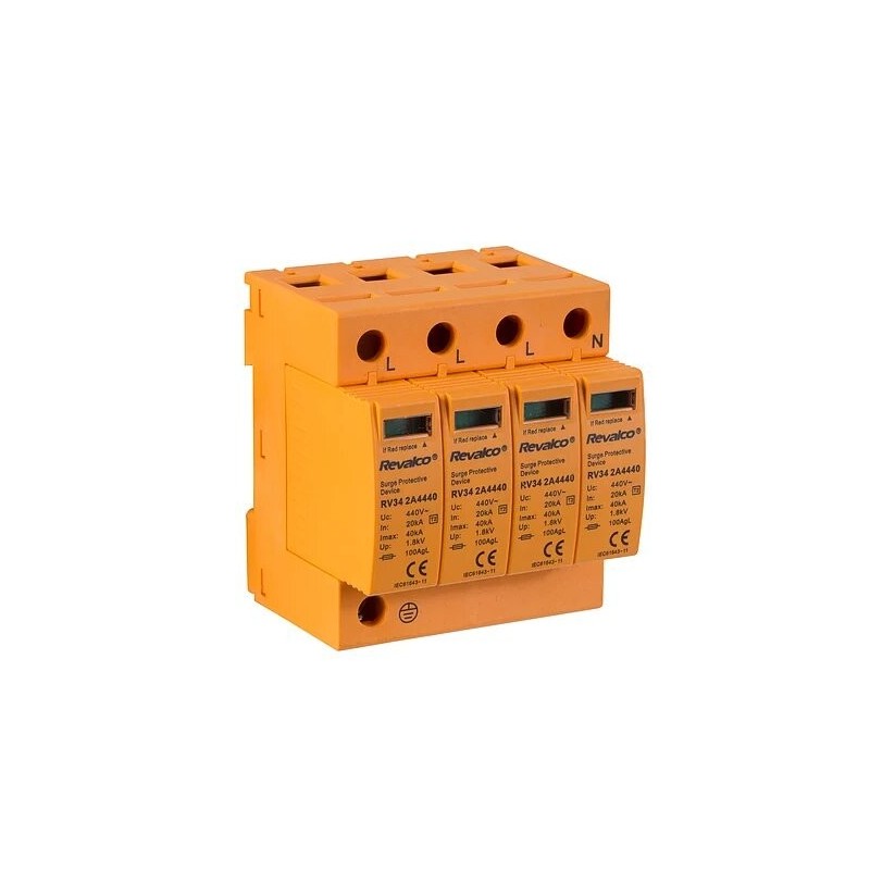 PROTECTOR SOBRETENSIONES TRANSITORIA 4P 20-40KA
