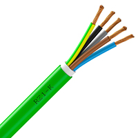 [CBL-M-4G1.5-VD] Mt. CABLE MANGUERA RZ1-K 0.6/1kV 4G1.5mm2 LZH VERDE CPR