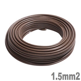 Mt. CABLE ELECTRICO 07Z1-K 1.5mm2 MARRON LIBRE HALOGENOS CPR