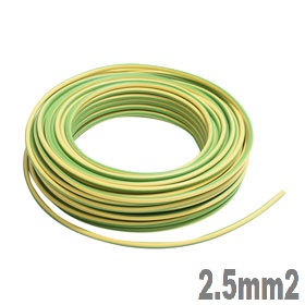 Mt. CABLE ELECTRICO 07Z1-K 2.5mm2 AMARILLO/VERDE LIBRE HALOGENOS CPR